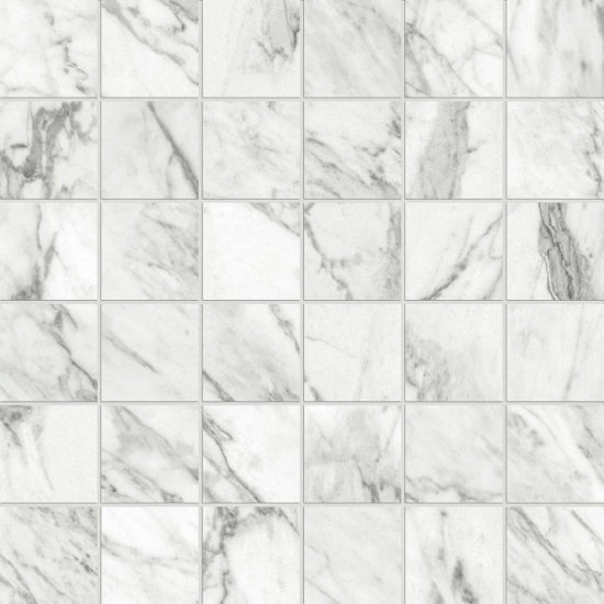Milano Statuario Honed 2X2 Mosaic | Arley Wholesale