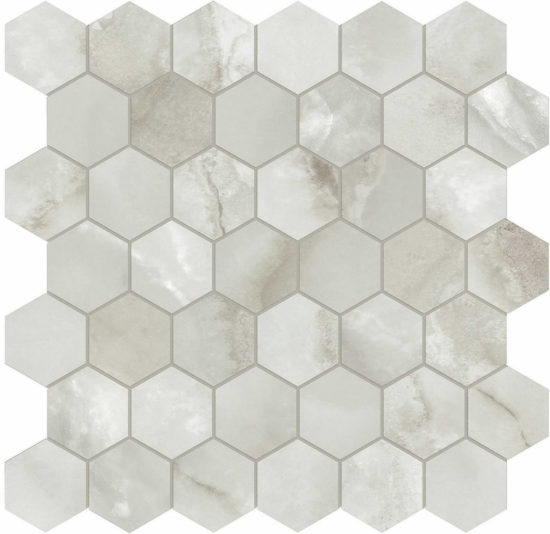 Sorrento Onyx Honed 2" Hex Mosaic | Arley Wholesale