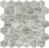 Treiste Travertini Honed 2" Hex Mosaic | Arley Wholesale