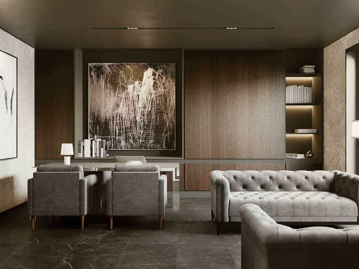 Luxury Tivoli Nero 24x48 | Arley Wholesale