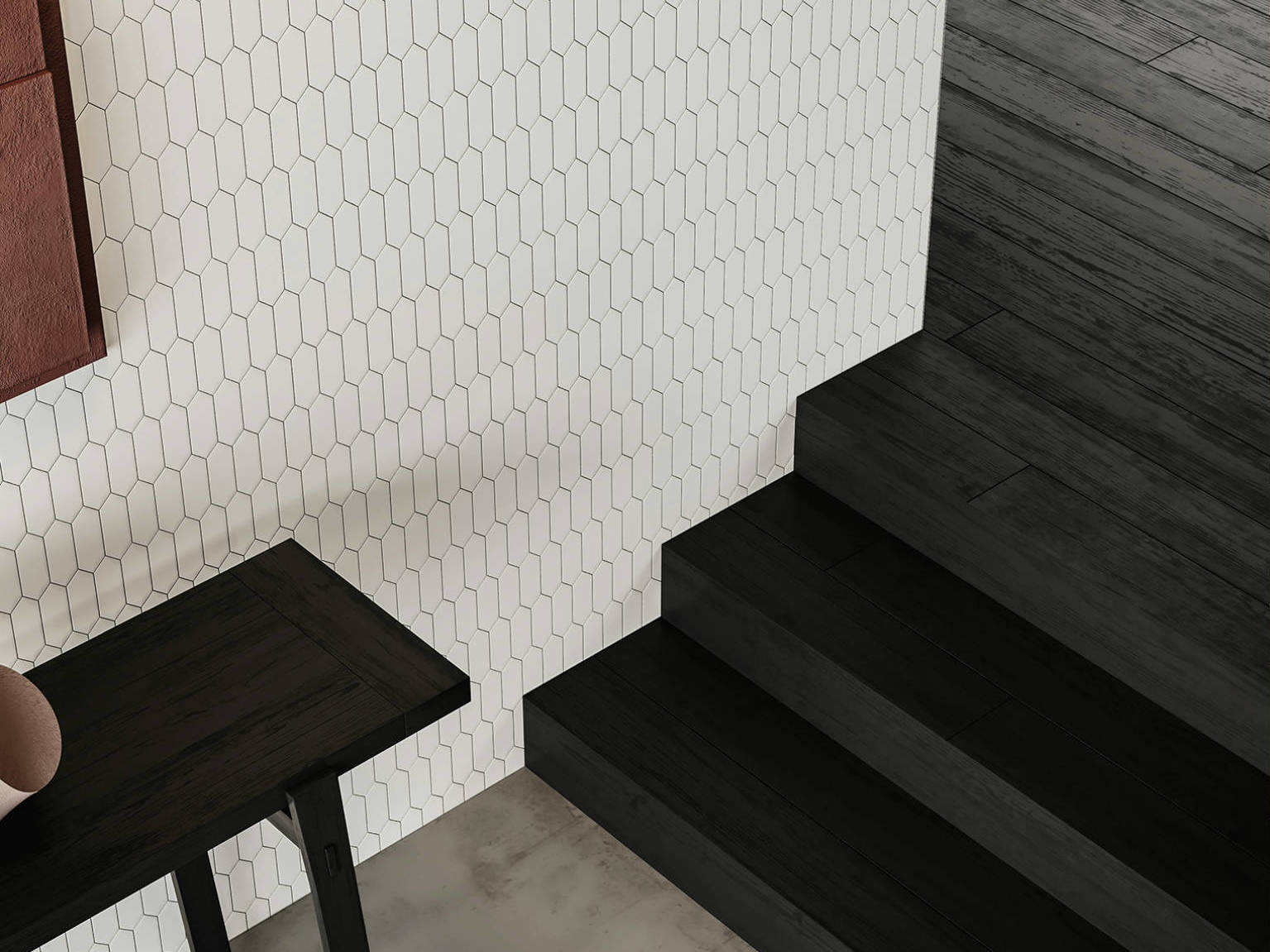 Traditions Vintage Grey Matte 2x5 Picket Mosaic 3 | Arley Wholesale