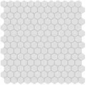1" Gallery Grey Matte Hex Mosaic | Arley Wholesale