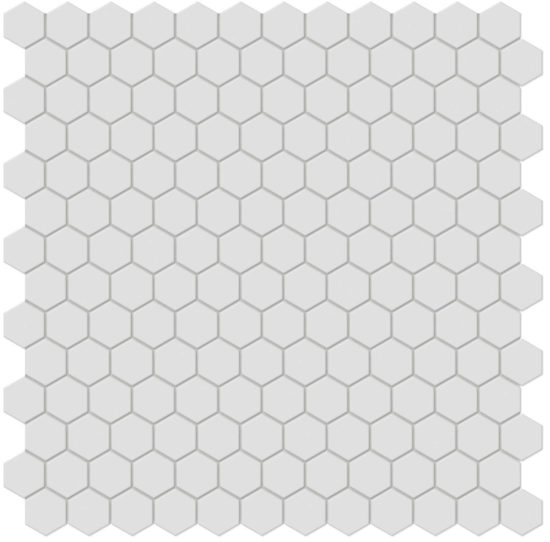 1" Gallery Grey Matte Hex Mosaic | Arley Wholesale