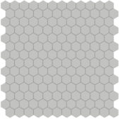 1" Loft Grey Matte Hex Mosaic | Arley Wholesale