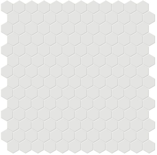1" Vintage Grey Matte Hex Mosaic | Arley Wholesale