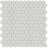 1" Warm Grey Matte Hex Mosaic | Arley Wholesale