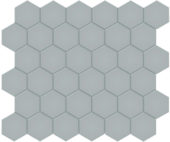 2" Cloud Blue Matte Hex Mosaic | Arley Wholesale