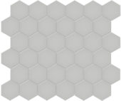 2" Loft Grey Matte Hex Mosaic | Arley Wholesale