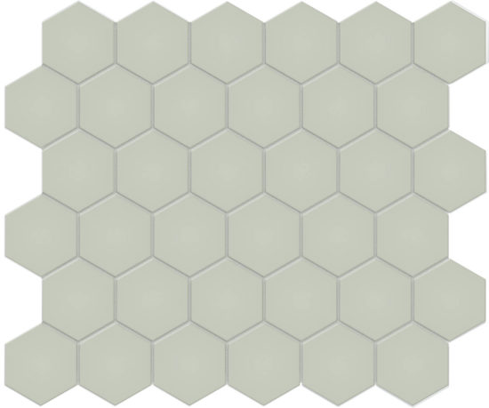 2" Soft Sage Matte Hex Mosaic | Arley Wholesale