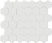 2" Vintage Grey Matte Hex Mosaic | Arley Wholesale
