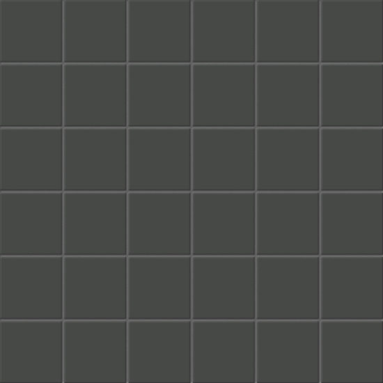 2X2 Retro Black Unglazed Matte Mosaic | Arley Wholesale
