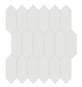 2x5 Vintage Grey Glossy Picket Mosaic | Arley Wholesale