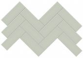 2x6 Soft Sage Glossy Herringbone Mosaic | Arley Wholesale