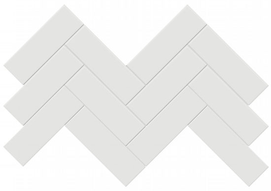 2x6 Vintage Grey Matte Herringbone Mosaic | Arley Wholesale