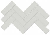 2x6 Warm Grey Matte Herringbone Mosaic | Arley Wholesale