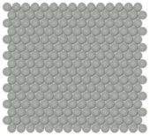 3/4" Taupe Matte Penny Round Mosaic | Arley Wholesale
