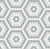 Afternoon Blend Matte Hexagon Pattern Mosaic | Arley Wholesale