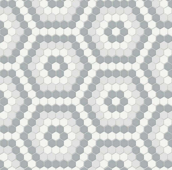 Afternoon Blend Matte Hexagon Pattern Mosaic | Arley Wholesale