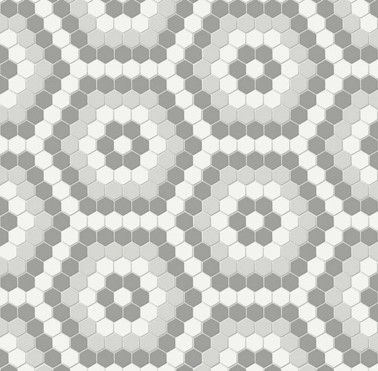 Evening Blend Matte Hexagon Pattern Mosaic | Arley Wholesale