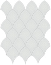 Gallery Grey Glossy Scallop Mosaic | Arley Wholesale