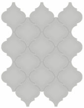 Loft Grey Glossy Arabesque Mosaic | Arley Wholesale