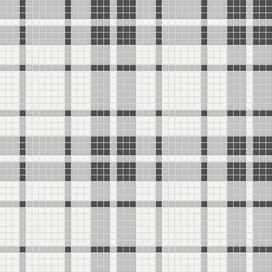 Midnight Blend Matte Plaid Pattern Mosaic | Arley Wholesale