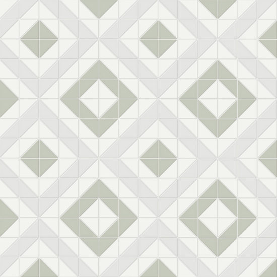 Morning Blend Matte Cubic Pattern Mosaic | Arley Wholesale
