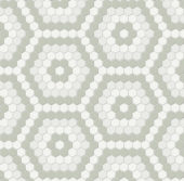 Morning Blend Matte Hexagon Pattern Mosaic | Arley Wholesale