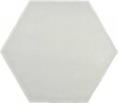 6" Ivory Stone Glossy Hexagon | Arley Wholesale
