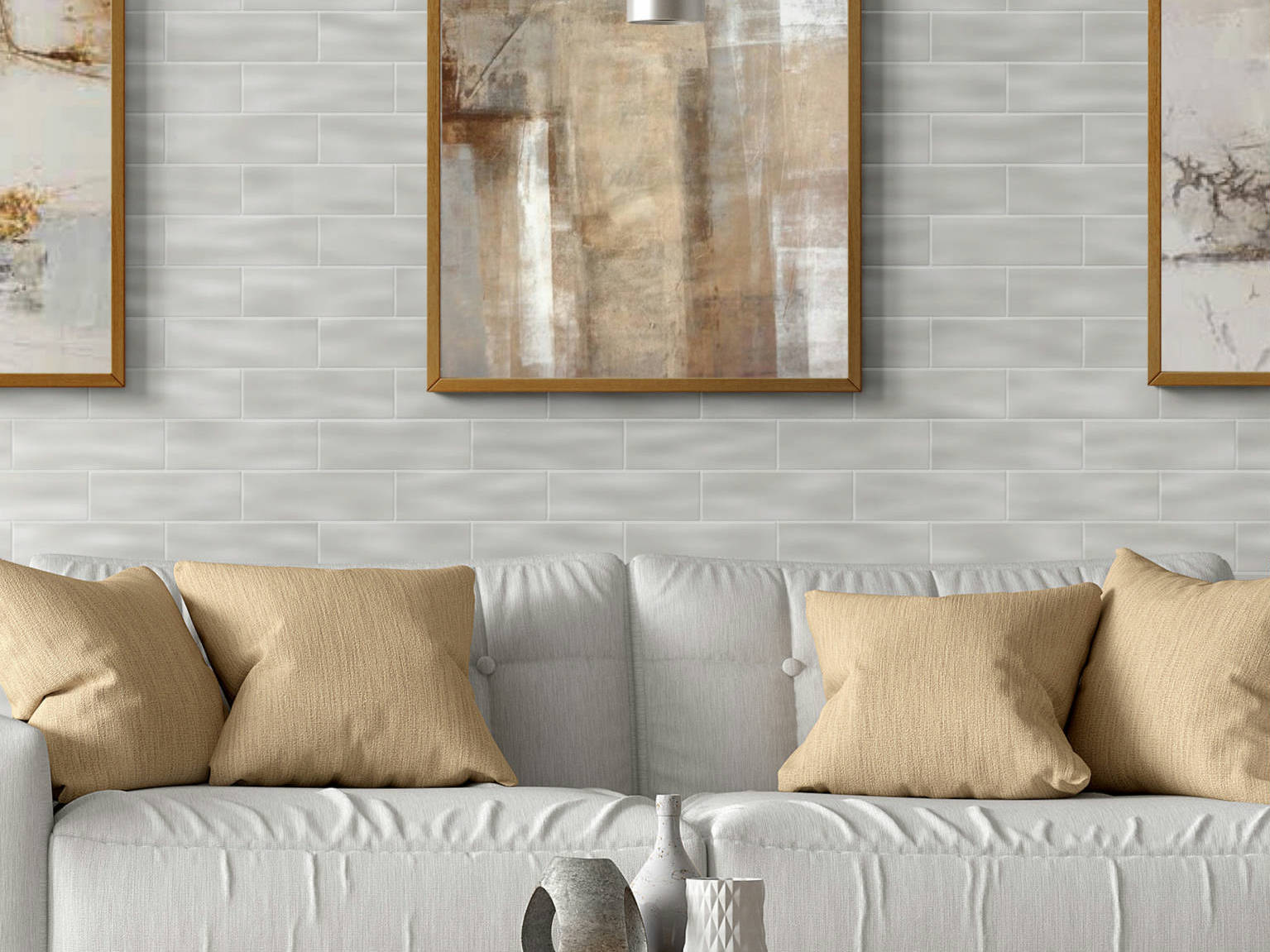 Matte Flint Brickwork Mosaic | Arley Wholesale