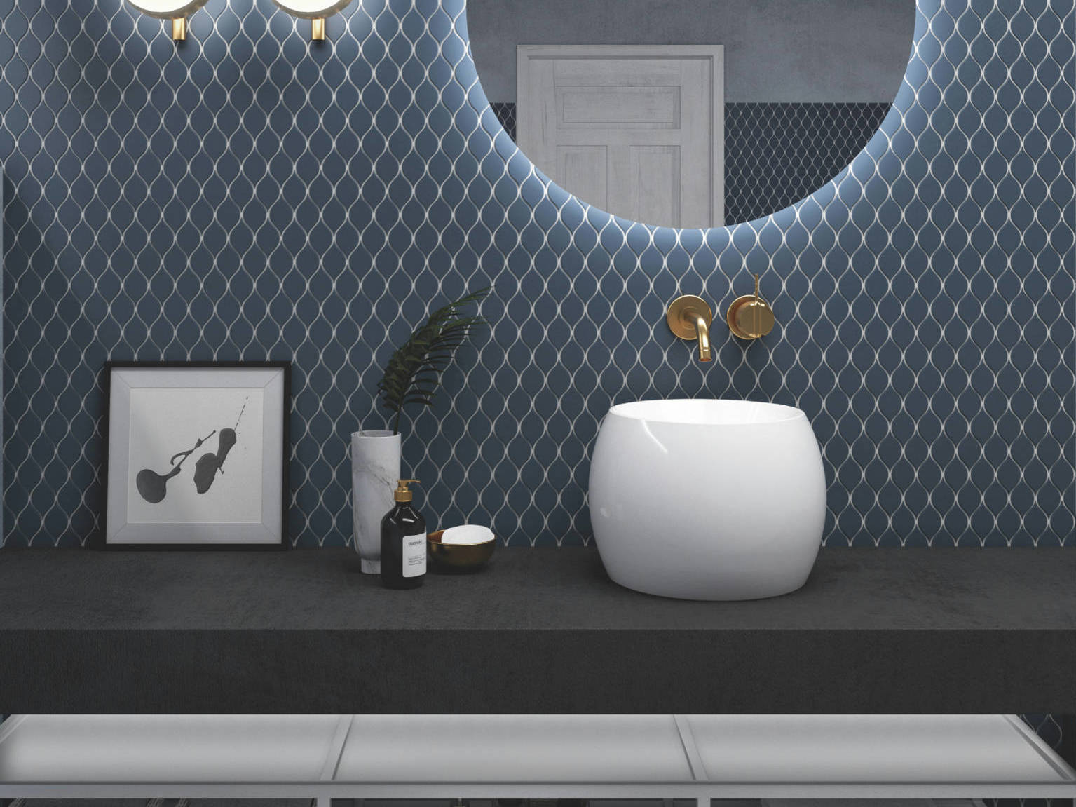 Waves Mosaic, Rockway Mosaic | Arley Wholesale