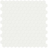1" White Matte Hex Mosaic | Arley Wholesale