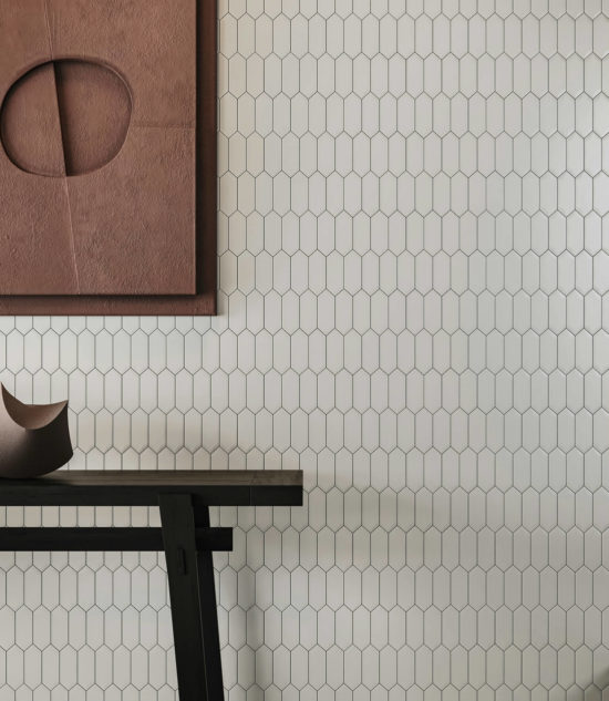 2x5 Vintage Grey Matte Picket Mosaic | Qualis Ceramica