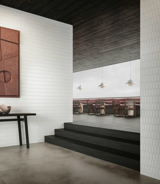 2x5 Vintage Grey Matte Picket Mosaic | Qualis Ceramica
