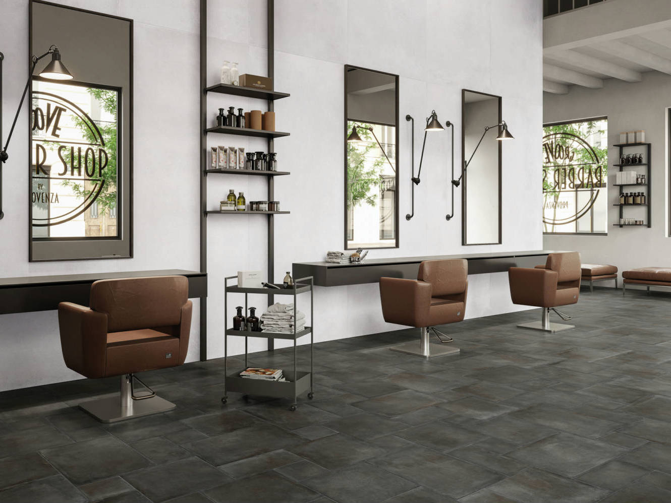 Charleston Palms Steel Modular 3 | Qualis Ceramica