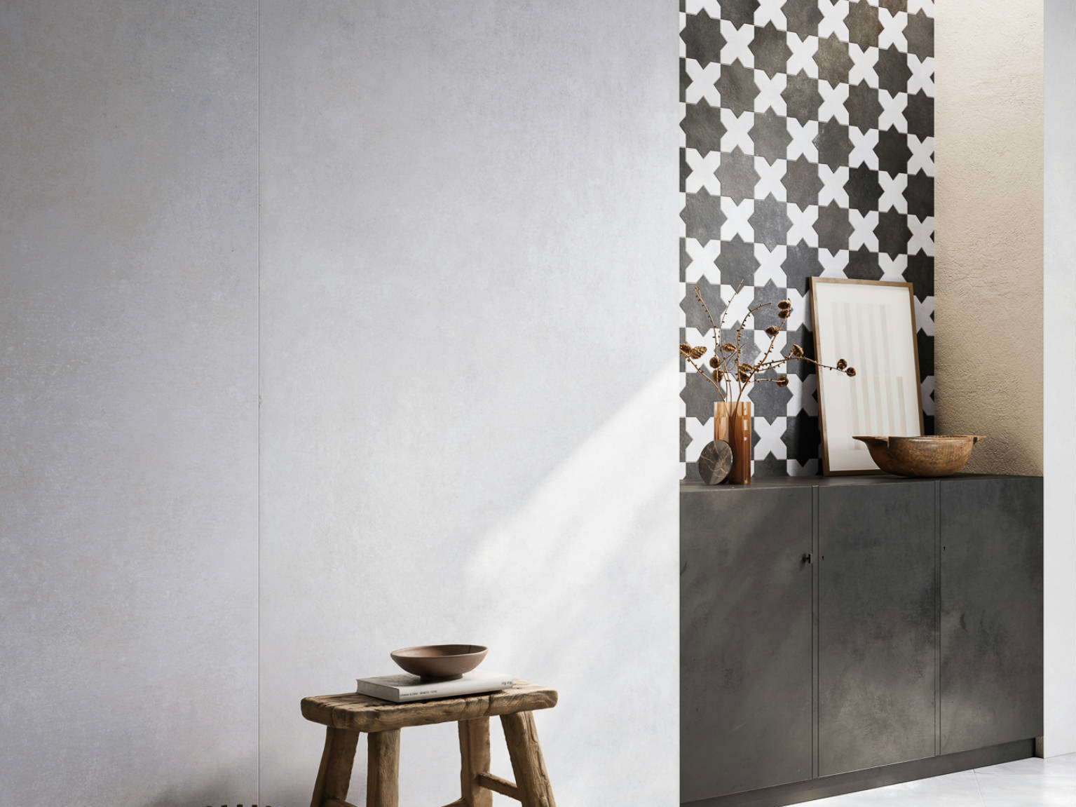 Charleston Whitehall Bianco 16x16 | Qualis Ceramica