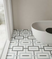 Dawn Blend Matte Chain Pattern Mosaic | Qualis Ceramica