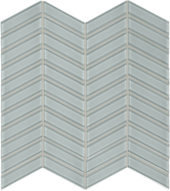 Cloud Chevron Mosaic | Qualis Ceramica | Luxury Tile and Vinyl at affordable prices