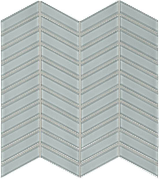 Cloud Chevron Mosaic | Qualis Ceramica | Luxury Tile and Vinyl at affordable prices