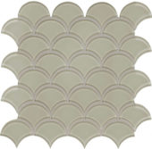 Earth Scallop Mosaic | Qualis Ceramica | Luxury Tile and Vinyl at affordable prices