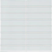 Ice 1.5X6 Stacked Mosaic | Qualis Ceramica | Luxury Tile and Vinyl at affordable prices