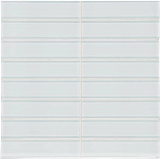 Ice 1.5X6 Stacked Mosaic | Qualis Ceramica | Luxury Tile and Vinyl at affordable prices