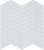 Ice Chevron Mosaic | Qualis Ceramica | Luxury Tile and Vinyl at affordable prices
