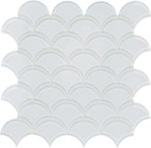Ice Scallop Mosaic | Qualis Ceramica | Luxury Tile and Vinyl at affordable prices