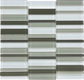 Mineral Blend Stacked Mosaic | Qualis Ceramica | Luxury Tile and Vinyl at affordable prices