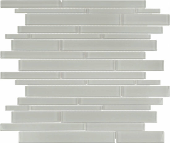 Mist Random Strip Mosaic | Qualis Ceramica | Luxury Tile and Vinyl at affordable prices