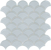 Skylight Scallop Mosaic | Qualis Ceramica | Luxury Tile and Vinyl at affordable prices