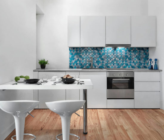 3" Triangular Glazed Ceramic Grey Blue Mosaic | Qualis Ceramica | Luxury Tile and Vinyl at affordable prices