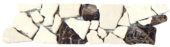 Beige/Brown Opus Mosaic Interlocking Border | Qualis Ceramica | Luxury Tile and Vinyl at affordable prices