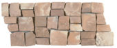 Cappuccino Cubic Marble Opus Interlocking Border | Qualis Ceramica | Luxury Tile and Vinyl at affordable prices